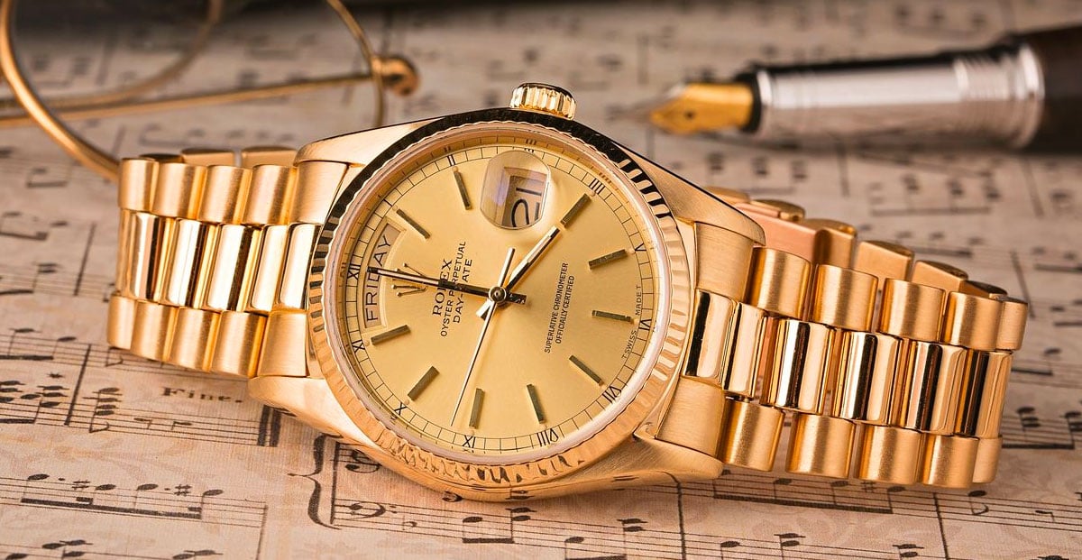 a brand history rolex president day-date 18238