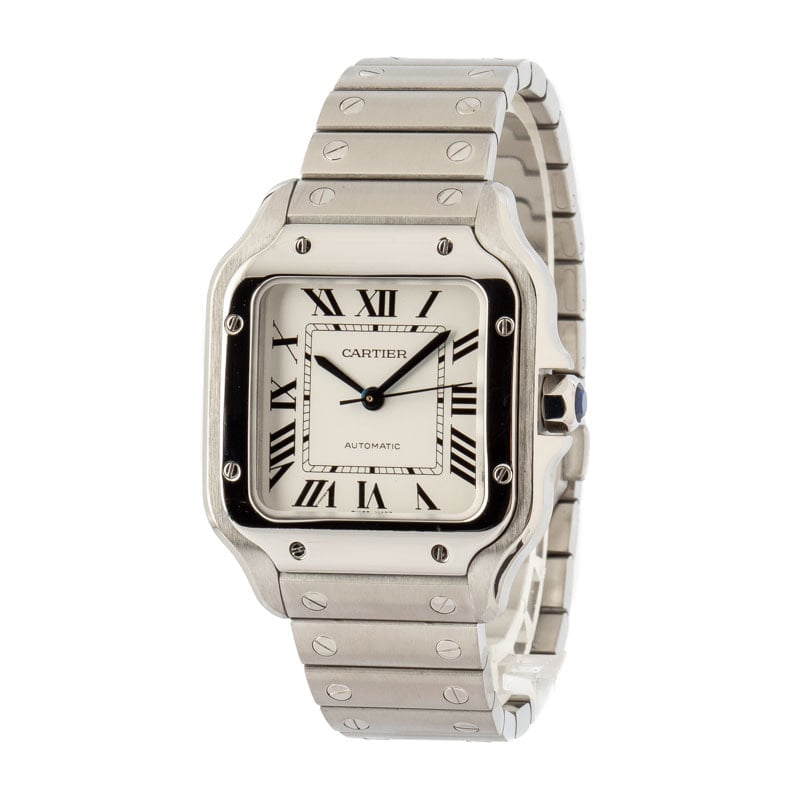 Cartier Santos Stainless Steel Medium Model