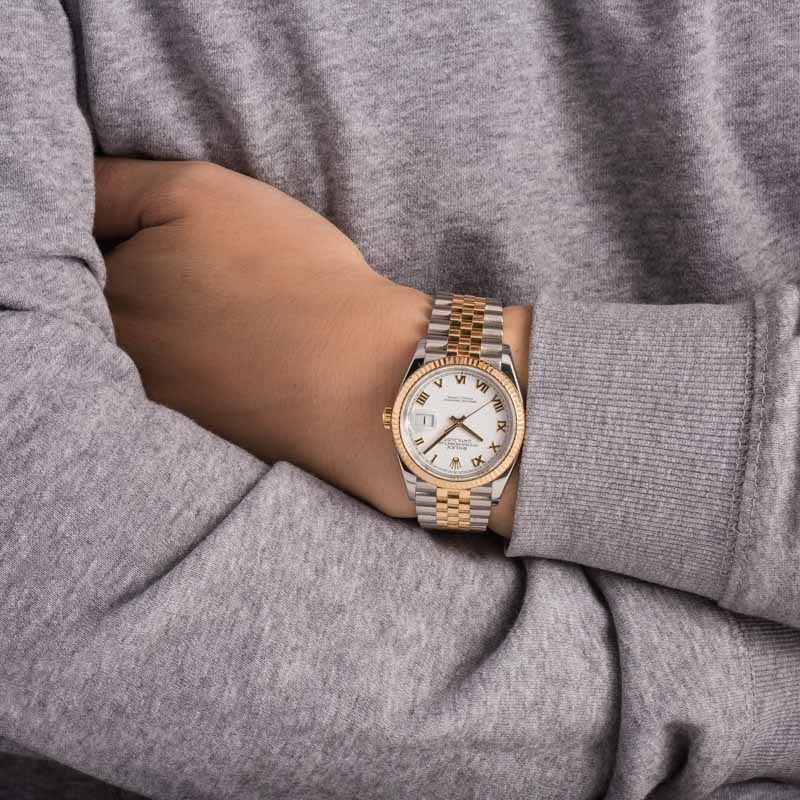 Pre-Owned Rolex Datejust 126233 Steel & Gold