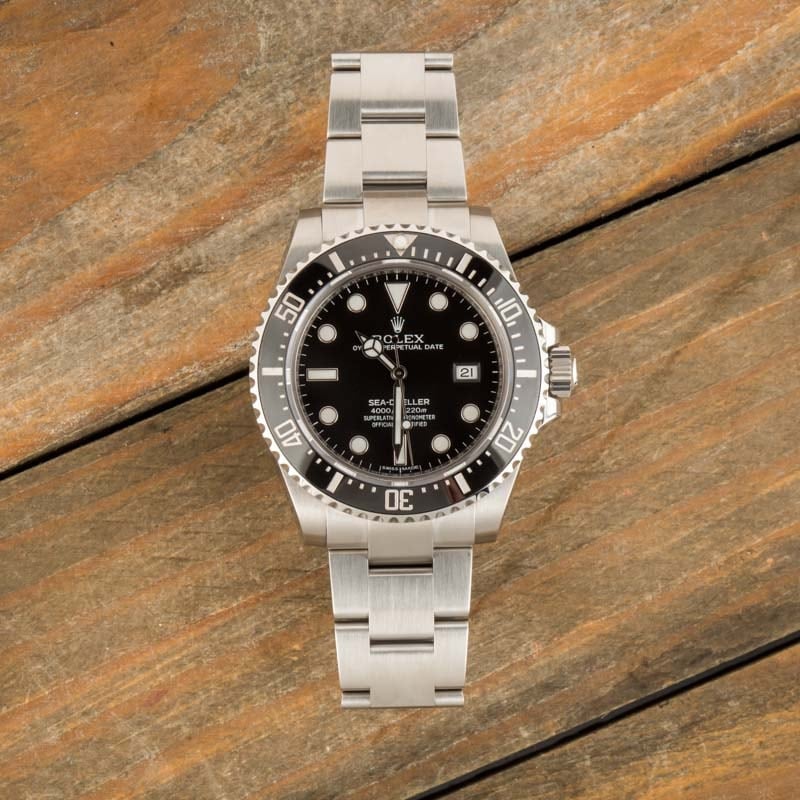 Rolex 116600 Sea-Dweller Ceramic Black Bezel